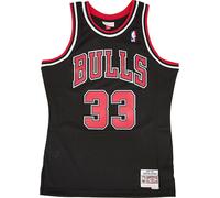 Mitchell & Ness Chicago Bulls Scottie Pippen 33 Black Replica Swingman Jersey