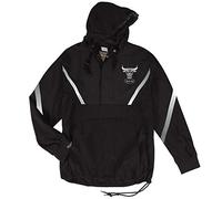 Mitchell & Ness Chicago Bulls Windy City Reflective Anorak Black Jacket (XS)