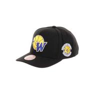 Mitchell & Ness Golden State Warriors NBA Icon Grail Pro Snapback Hardwood Claasic Cap Pro Crown Fit Black