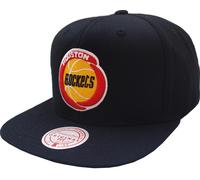 Mitchell & Ness Houston Rockets HW051 Wool Solid Black Snapback Cap
