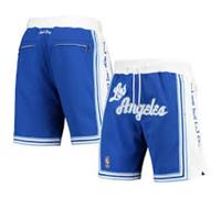 Mitchell & Ness Just Don X Men's Los Angeles Lakers Authentic Basketball Shorts 1996/97 HWC Hardwood Classiscs Blue/White (UK, Alpha, M, Regular, Long, Blue)