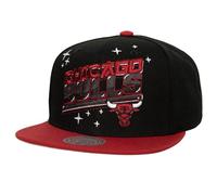 Mitchell & Ness Men's MVP Snapback Hat, Chicago Bulls Black, One size