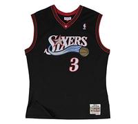 Mitchell & Ness Men's Shirt Philadelphia 76ERS | Allen Iverson 2000-01#3 - NBA Swingman Black