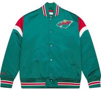 Mitchell & Ness Minnesota Wild Heavyweight Satin Jacket NHL College Jacket