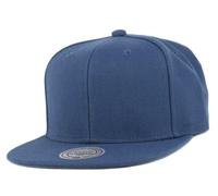 Mitchell & Ness Navy Blue Blank Snapback Cap