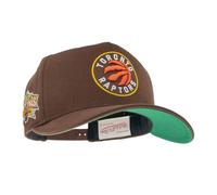 Mitchell & Ness NBA Brown Green Pro Crown Snapback Cap Toronto Raptors