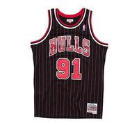 Mitchell & Ness NBA Chicago Bulls 95-96 Dennis Rodman Swingman Jersey 'Black Red' SMJYGS18150-CBUBLCK95DRD M