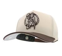 Mitchell & Ness NBA Fashion Basic 2T Pro Snapback Baseball Cap Cream White Adjustable Men Women Kids Unisex Spring Summer Autumn Winter, Cream, Boston Celtics, One Size