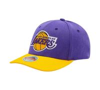 Mitchell & Ness NBA LA Lakers Team Two Tone Snapback Cap Purple Yellow - RRP £35