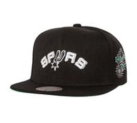 Mitchell & Ness NBA San Antonio Spurs Triple Play Snapback Cap HS8578-SASBLCK