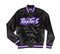 Mitchell & Ness NBA Satin Toronto Raptors College Jacket Black