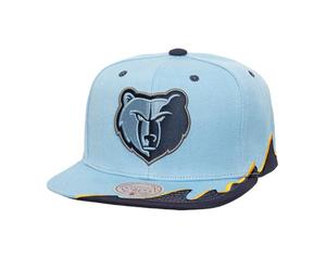 Mitchell & Ness NBA Snapback Cap Rising Tide Memphis Grizzlies, blue, One Size
