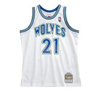 Mitchell & Ness NBA Swingman Jersey Minnesota Timberwolves 1995-96 Kevin Garnett 'White Blue' SMJYSB19032-MTIWHIT95KGA M
