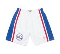 Mitchell & Ness NBA Swingman Shorts Philadelphia 76ers Home 1996-97 'White Blue Red' SMSHGS18246-P76WHIT96 L