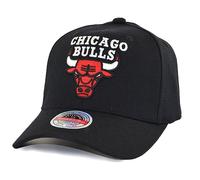Mitchell & Ness NBA Team Logo High Crown Snapback Cap Chicago Bulls Black, black, One Size Fits All
