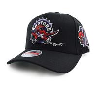 Mitchell & Ness NBA Timeline Classic Red Snapback Cap Toronto Raptors Black, black, One Size