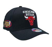 Mitchell & Ness NBA Top Spot Snapback Baseball Cap, Chicago Bulls Black, One Size