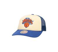 Mitchell & Ness NBA Vintage Block Trucker Cap New York Knicks Cream/Royal