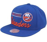 Mitchell & Ness New York Islanders Retro Lock Up Snapback Cap, blue, One Size