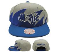 Mitchell & Ness Orlando Magic Sharktooth NBA Snapback Cap and Baseball Cap, multi-coloured, One Size
