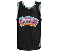Mitchell & Ness San Antonio Spurs Sleeveless Black Men Vest MSTKDF18015 SASBLCK1