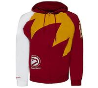 Mitchell & Ness Shark Tooth Hooded Jacket Atlanta Hawks BA57PH AHA Red