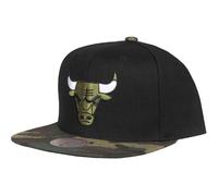 Mitchell & Ness Snapback Cap - CAMO Chicago Bulls Black
