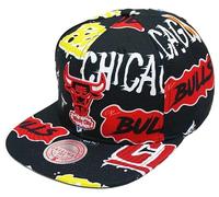 Mitchell & Ness Snapback Cap - Sticker Pack Chicago Bulls - One Size Black
