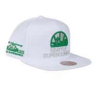 Mitchell & Ness Snapback Cap WINTER WHITE Seattle SuperSonic - One Size