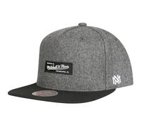 Mitchell & Ness Snapback Cap - Wool Brand Logo Patch Grey