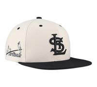 Mitchell & Ness St. Louis Cardinals MLB Evergreen Coop Snapback Hat Cap, Cream/Black