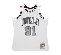 Mitchell & Ness Swingman Jersey Chicago Bulls Cement Dennis Rodman White