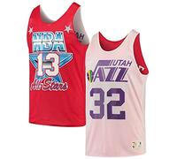 Mitchell & Ness Utah Jazz Karl Malone Number 32 Reversible NBA Basketball All Star Jersey (Small)