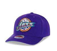 Mitchell & Ness Utah Jazz Team Ground Red Line Solid Flex Snapback Cap