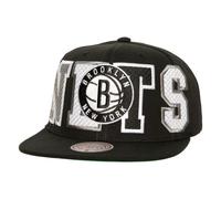 Mitchell & Ness Varsity Bust Snapback Brooklyn Nets Cap HHSS6461-BNEYYPPPBLCK