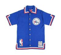 Mitchell & Ness x CLOT NBA Philadelphia 76ers Shooting Shirt 'Blue' NNSSEY18118-P76ROYA82 L