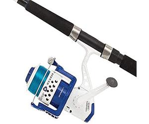 Mitchell Neuron Boat Combo Ready to fish setup with line, Fishing Rod and Reel Combo, Spinning Combos, Sea - Boat Fishing, Mackerel, Cod, Bass and Pollack, Unisex, Assorted, 100-300g| 2.40m