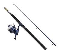 Mitchell Neuron Boat Combo Set, Rod and Reel Set, General Boat Fishing, Mackerel, Cod, Pollack and Herring, Includes Terminal Tackle and Spare Hooks, Ready to Fish, Unisex, Blue/Gold, 2.4m | 100-400g