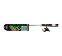 Mitchell Target II Spinning Combo, Fishing Rod and Reel Combo, Predator Fishing, Ready to Fish Kits Include Rods and Reels Pre-Spooled With LinePike/Perch/Zander, Unisex, Black, 1.8m | 5-20g