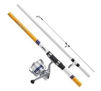 Mitchell Unisex Adult Neuron Rod, Set, with Lures, Ready to Go Fishing Combo, White/Silver/Orange
