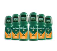 Mitchum Men 48HR Protection Roll-On Deodorant and Antiperspirant (100ml) Sport, Dermatologist Tested (Pack of 6)