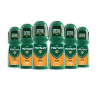 Mitchum Men 48HR Protection Roll-On Deodorant and Antiperspirant (100ml) Sport, Dermatologist Tested (Pack of 6)
