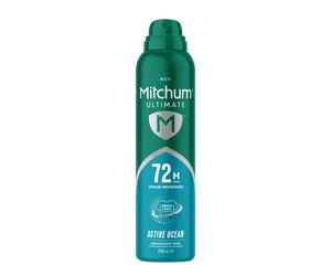 Mitchum Men's Ultimate 72H Active Ocean Antiperspirant Aerosol 250ml
