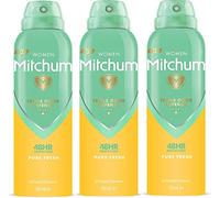 Mitchum Triple Odor Defense Antiperspirant for Women Pure Fresh Deodrant Body Spray 200ml 3 Pack