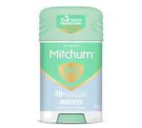 Mitchum Women Triple Odor Defense 48HR Protection Stick Deodorant & Anti-Perspirant, Unscented, 41g