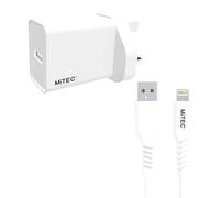 MiTEC MiPOWER 1M USB-C Cable - White USB-A to USB-C Charging Cable with Anti-Split Housing Compatible with Samsung, Android and all Devices with a Type-C Port