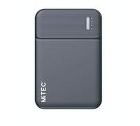 MiTEC MiPOWER 5,000 mAh Power Bank - Black Universal Portable Power Bank with USB Output for Emergency Charging of Phones and Other Devices