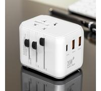 Mitec Mitravel World Travel Adapter White, White