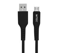 Mitec Usb A - Micro Usb A Non-Biodegradable Charging Cable, 1M, Black