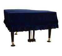 Mitef Classic Pleuche Universal Grand Piano Cover Decorative Piano Cover (180cm/70.8inches, blue)